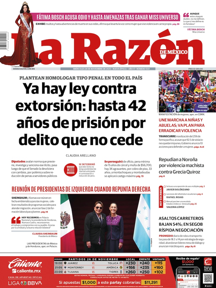 La Razón 26 Noviembre 2025