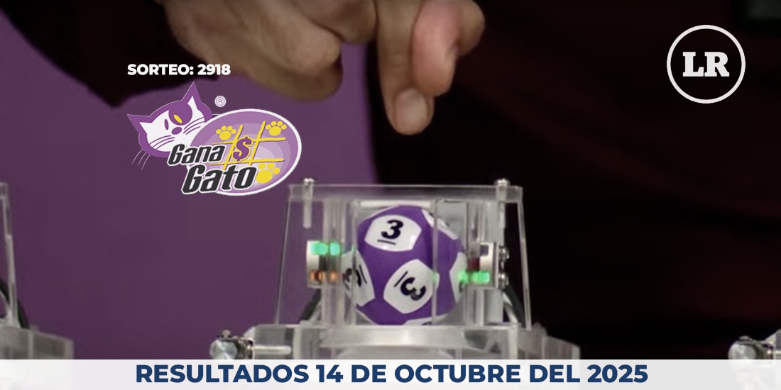 Resultados del Gana Gato 2918 del 14 de octubre del 2025.