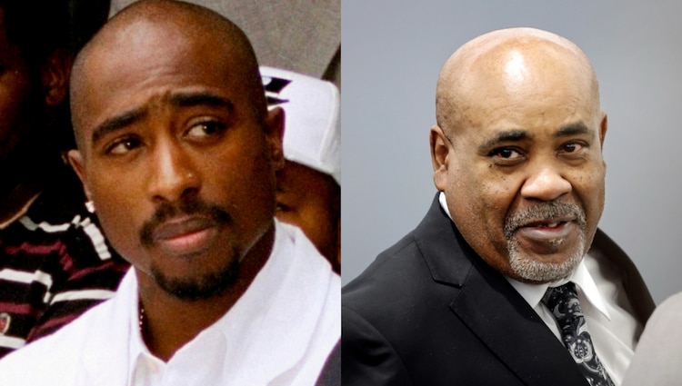 Tupac en 1996 y Keffe D en 202, durante juicio