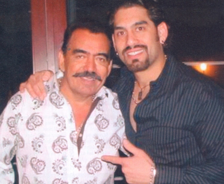 Joan Sebastian y su hijo Juan Sebastian