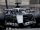 Un carro de Cadillac en la qualy del GP de Mónaco de F1