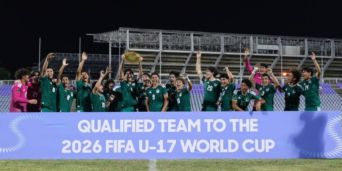 La Selección Mexicana Sub-17 logró su pase a la Copa del Mundo.