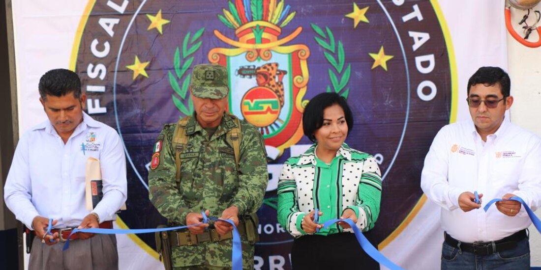 la fiscal de Guerrero, al inaugurar oficina del MP.