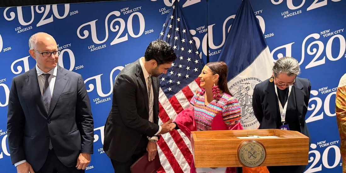 La Jefa de Gobierno, Clara Brugada junto al alcalde de Nueva York, Zohran Mamdani