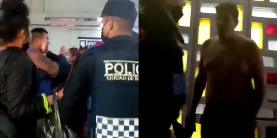 Reportan riña entre supuestos "vagoneros" y policías