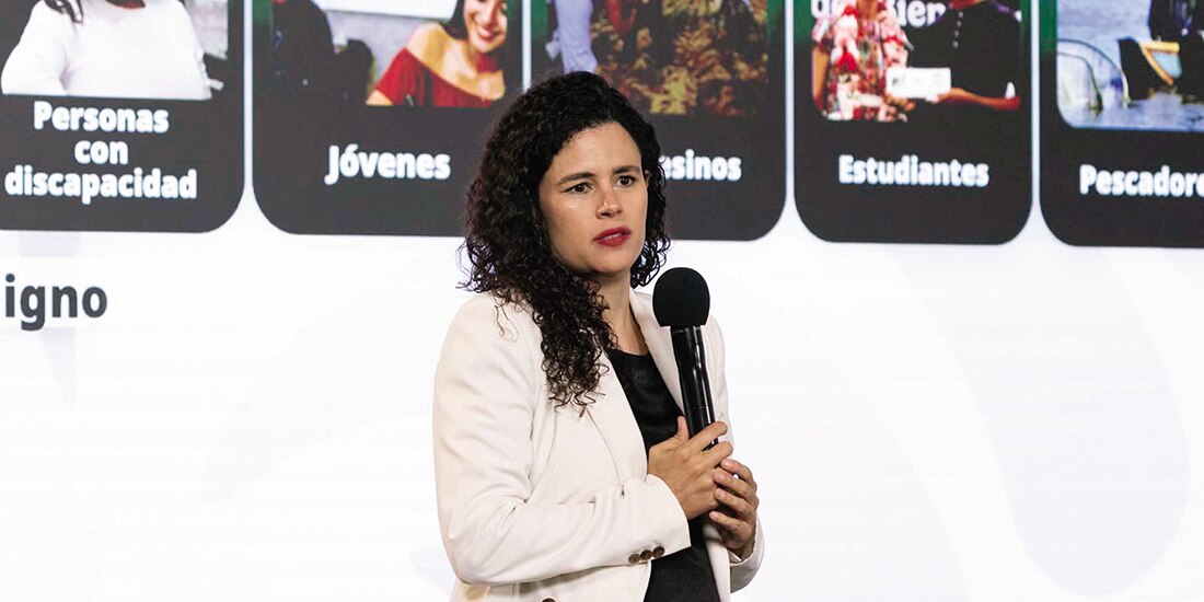 Luisa María Alcalde presentó ayer los detalles de los cambios a las leyes.