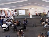 Conferencia de la Presidenta Claudia Sheinbaum, este viernes en Morelos.