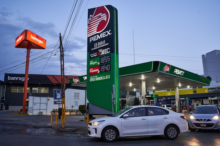 Gasolinera en México.