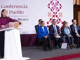 La Presidenta de México este jueves en conferencia de prensa.