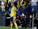 Cristiano Ronaldo celebrando en su regreso con el Al-Nassr.