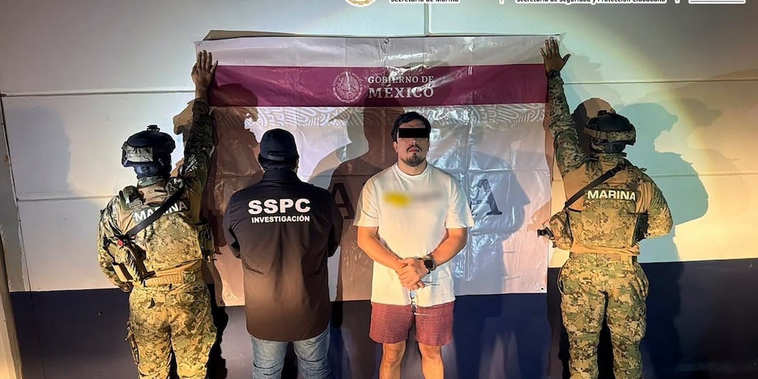 Héctor Manuel "N", alias "El Kado", detenido el 22 de julio de 2026 en Valladolid, Yucatán.