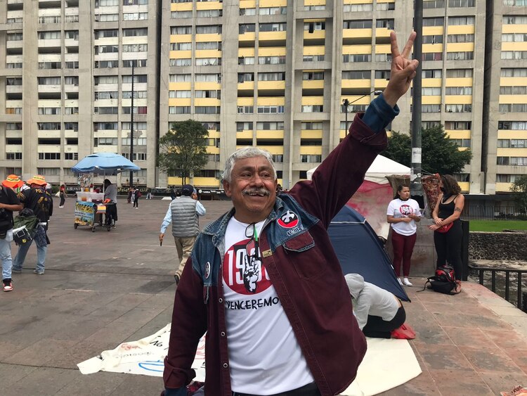 Rafael Rangel “El Jarocho”, integrante del Comité 68.