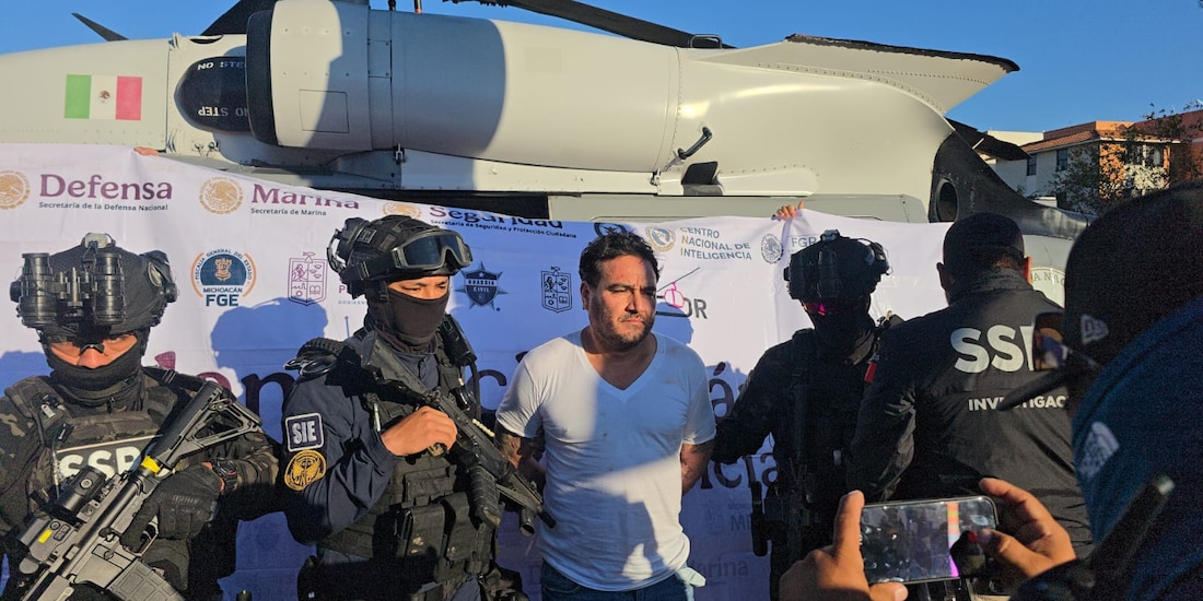 Detención del presunto delincuente.