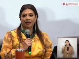 La jefa de Gobiern,o Clara Brugada.