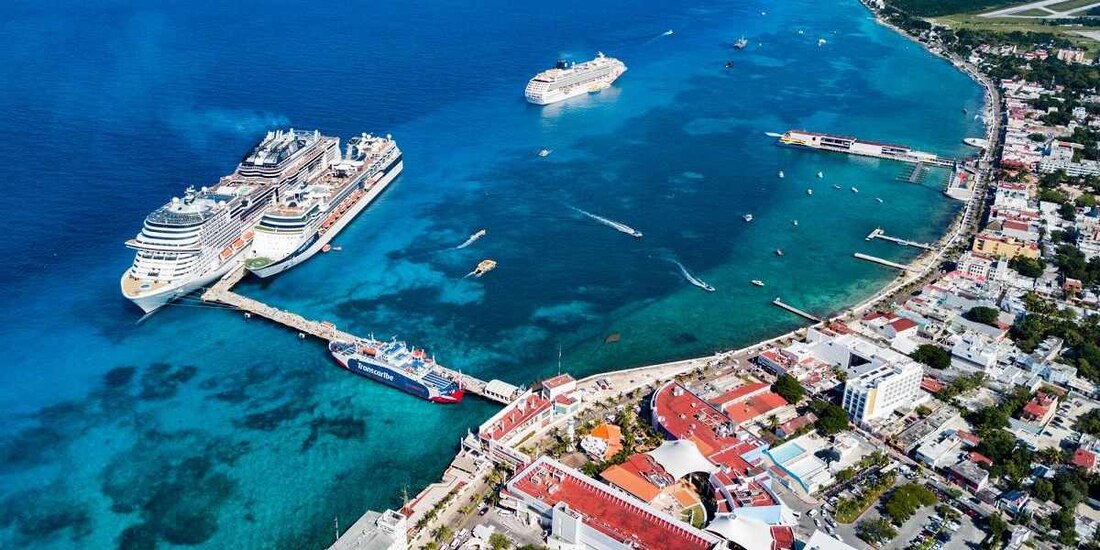 Construcción del cuarto muelle de cruceros en Cozumel podría continuar tras sobreseimiento del juicio de amparo.