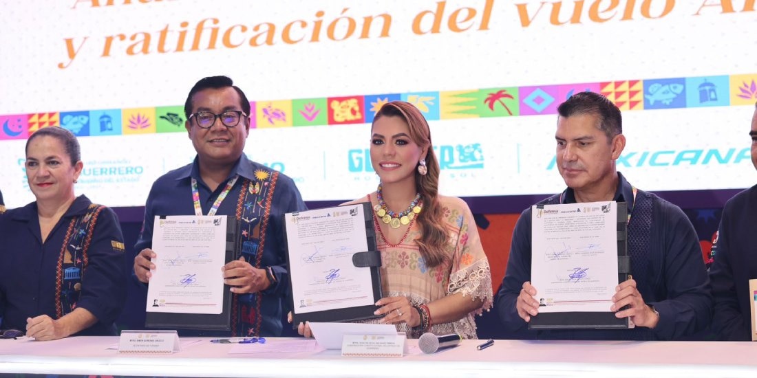Evelyn Salgado firma diversos convenios y alianzas para impulsar el desarrollo turístico de Guerrero.