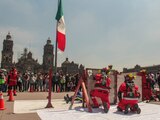 En el Zócalo se concretaron varias acciones planeadas previamente.