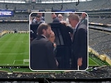 Sheinbaum llega al Estadio Nueva York Nueva Jersey, para final del Mundial 2026.