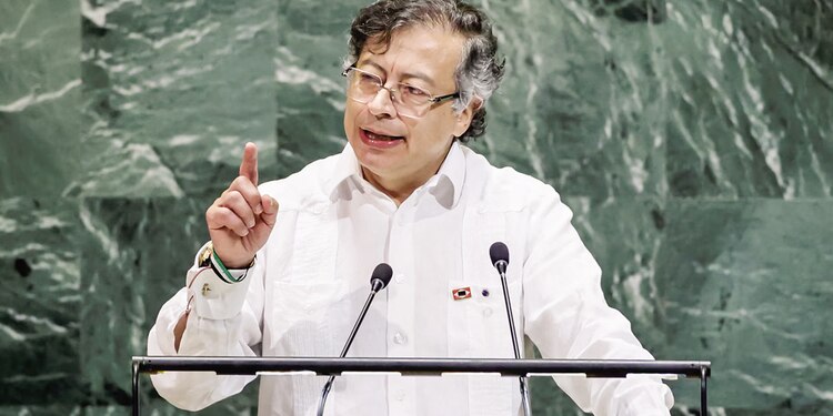 Gustavo Petro en la Asamblea General de ONU, el 23 de septiembre.