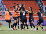 Jugadoras de la Selección Mexicana femenil Sub-23 celebran en la final de Santo Domingo 2026