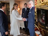 Angélica Rivera y Peña Nieto durante su visita a Reino Unido.