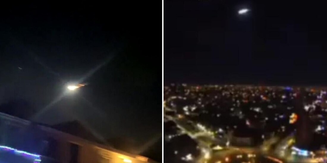 En redes sociales se difundieron videos del paso del posible meteorito por Jalisco, Guanajuato y Michoacán.