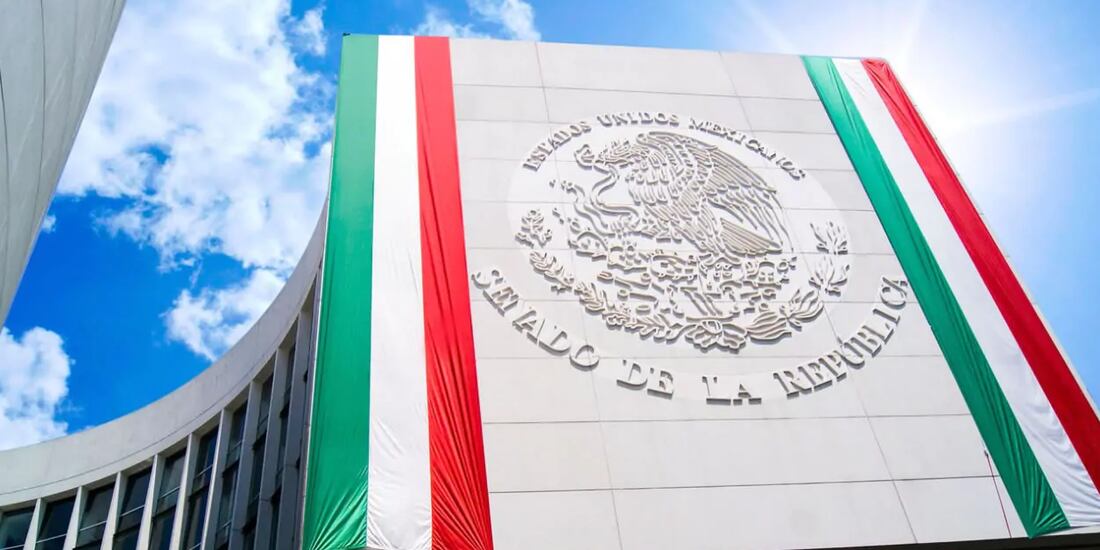 En la imagen, la sede del Senado de la República, en la Ciudad de México.