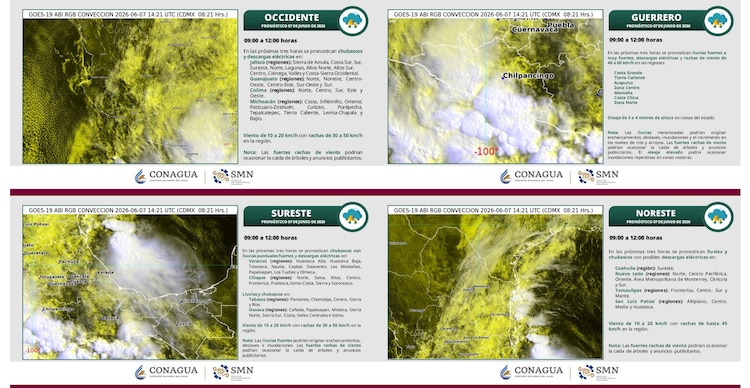 Aviso de Potencial de Tormentas