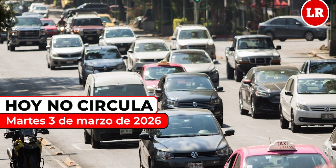 Conoce cómo aplica el Hoy No Circula este martes 3 de marzo de 2026 en la ZMVM.