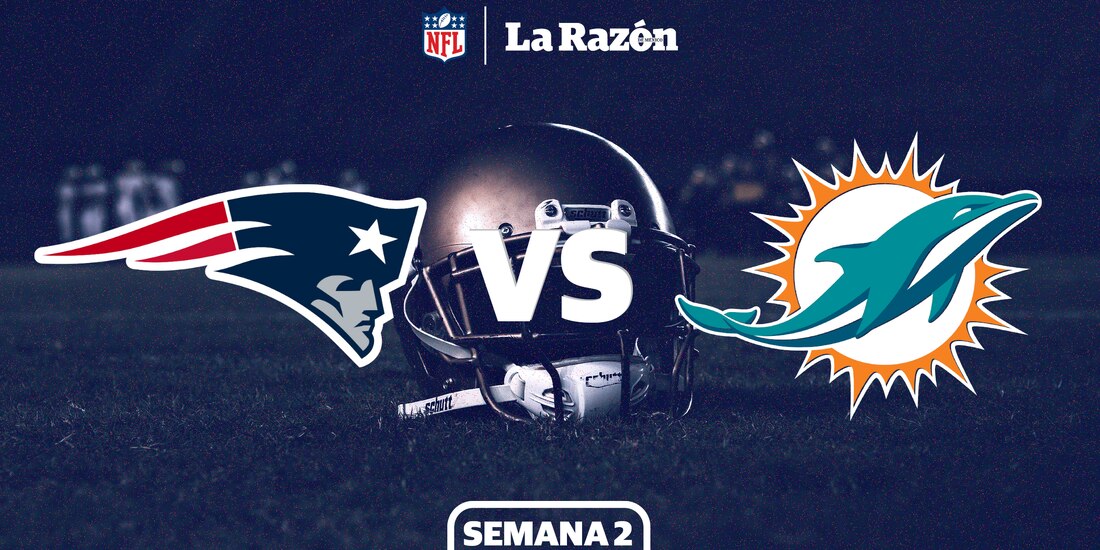 El Gillette Stadium es la sede del enfrentamiento entre New England Patriots y Miami Dolphins.