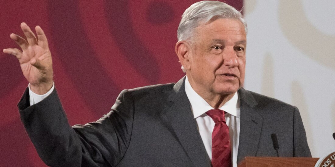 El presidente de México, Andrés Manuel López Obrador, el 10 de agosto de 2020.