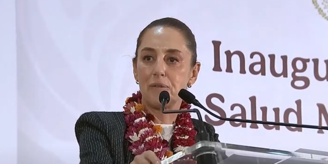 La Presidenta Claudia Sheinbaum, en Veracruz.