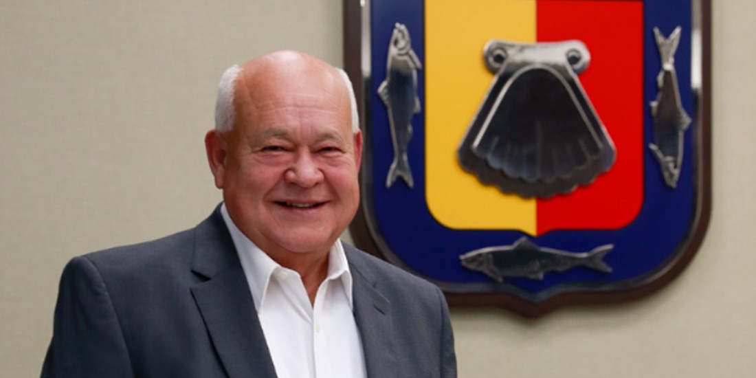 El gobernador de Baja California Sur, Víctor Manuel Castro Cosío