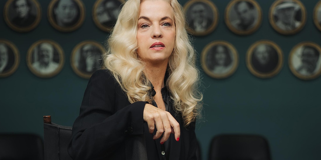 Sarah Hoch, directora del festival, ayer
en la Cineteca.
