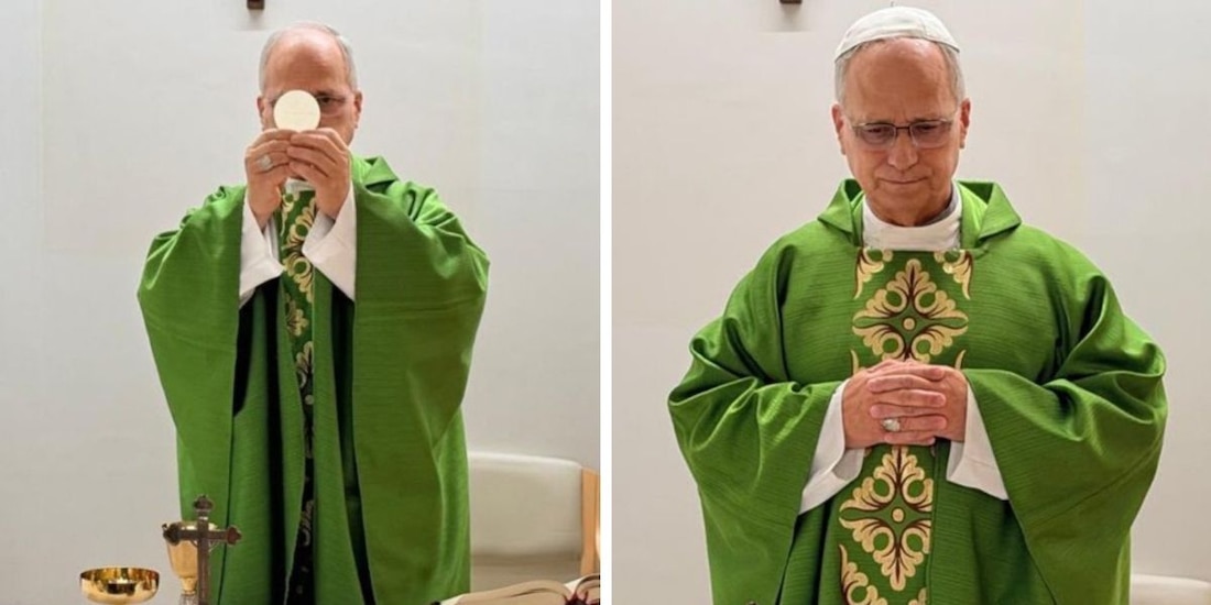 Vatican News publica primeras fotografías del Papa León XIV desde su cirugía.