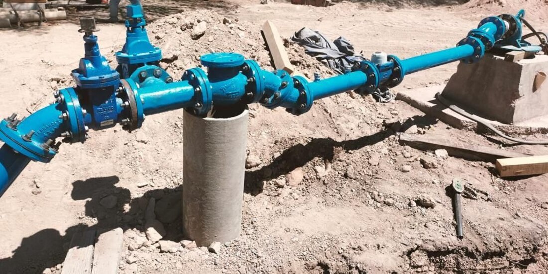 Red hídrica en San luis Potosí.