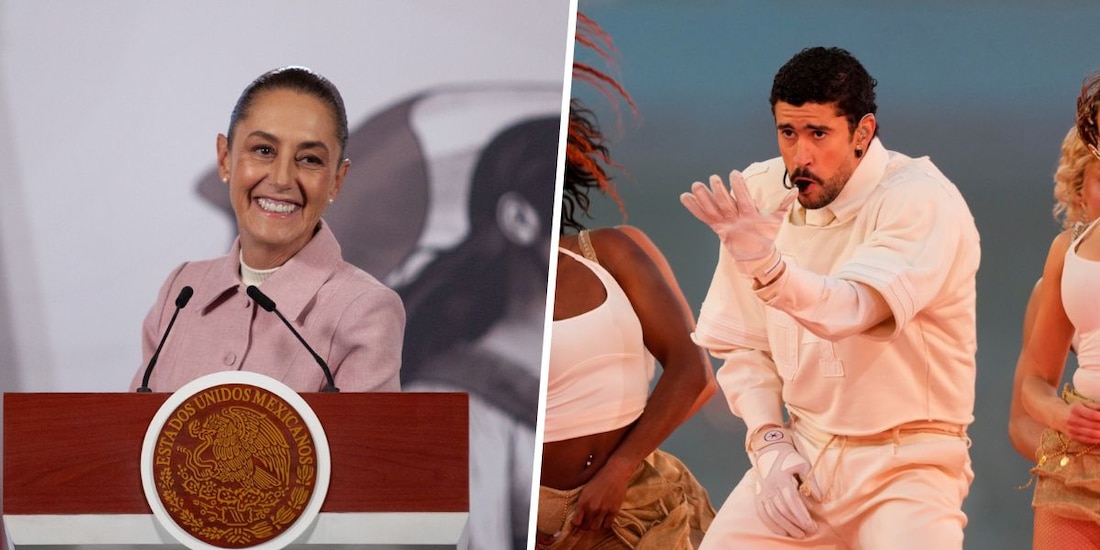 Sheinbaum celebra mensaje de unión de América que mandó Benito Martínez, Bad Bunny, en el Super Bowl.