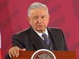 AMLO en conferencia de prensa.