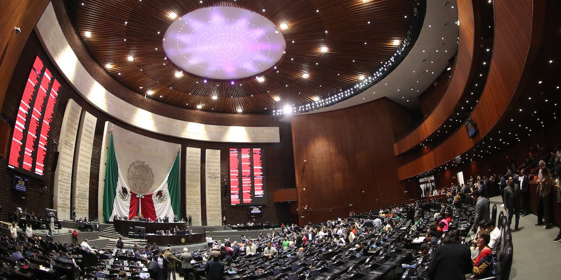 Aspecto de la Cámara de Diputados