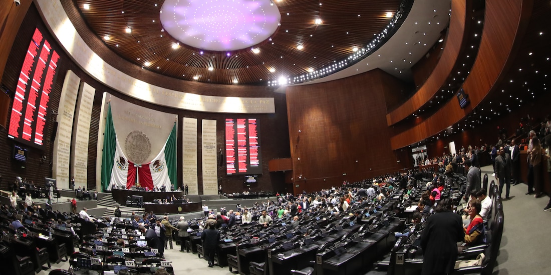 Aspecto de la Cámara de Diputados