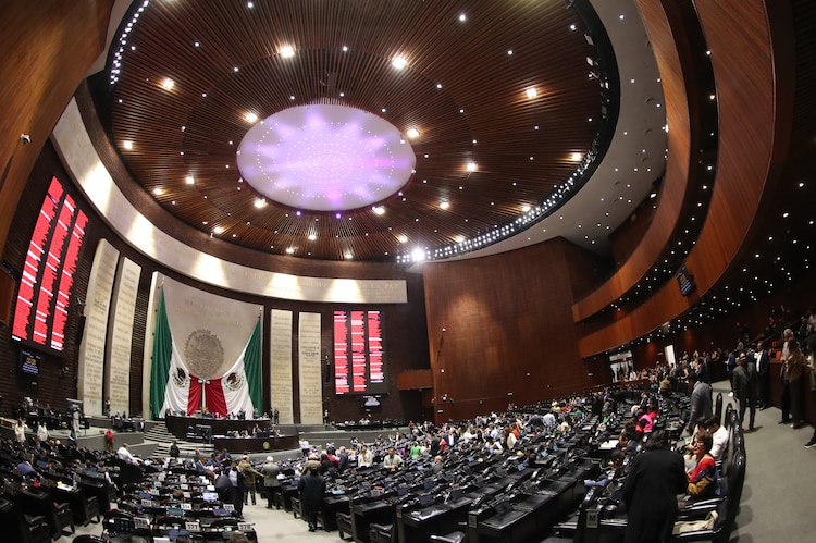 Aspecto de la Cámara de Diputados