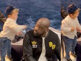 Shaquille O'Neal al momento de ser golpeado por Hasbulla