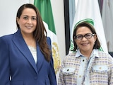 Emilia Calleja Alor se reunió con la gobernadora de Aguascalientes Tere Jiménez, para fortalecer coordinación