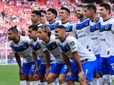 Jugadores de Monterrey antes de un partido en la Liga MX