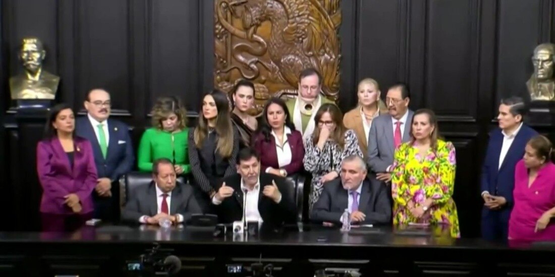 Fernández Noroña alista denuncia contra ‘Alito’ Moreno tras el altercado al cierre de la Permanente.