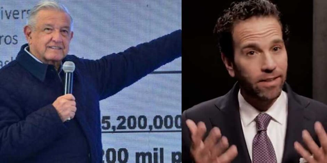 AMLO mostró los datos del supuesto ingreso del periodista Carlos Loret de Mola en una conferencia de prensa matutina.