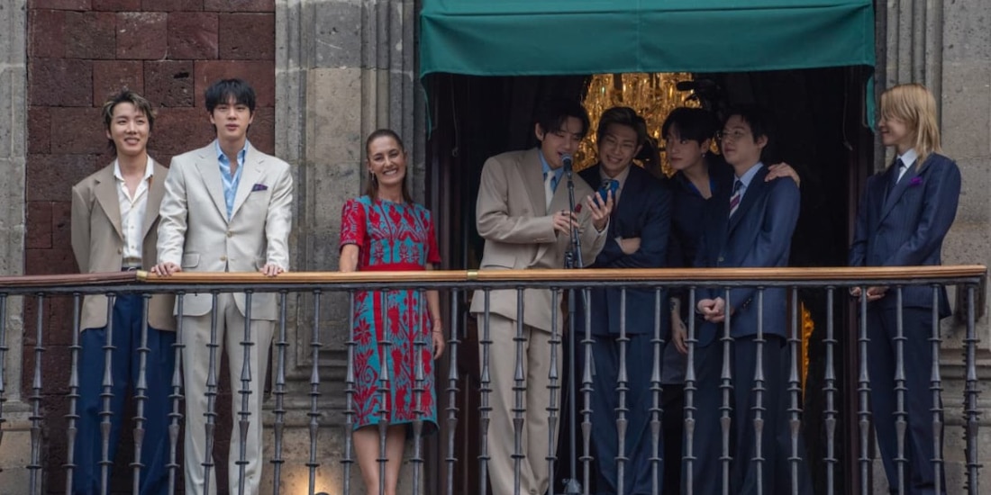 BTS habló español en Palacio Nacional