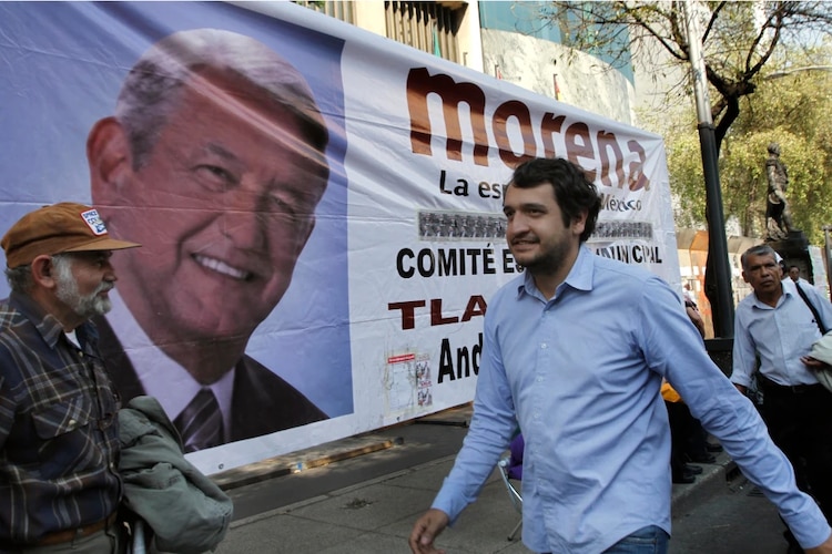 Andrés Manuel López Beltrán, exsecretario de Organización de Morena, el 6 de diciembre de 2013.