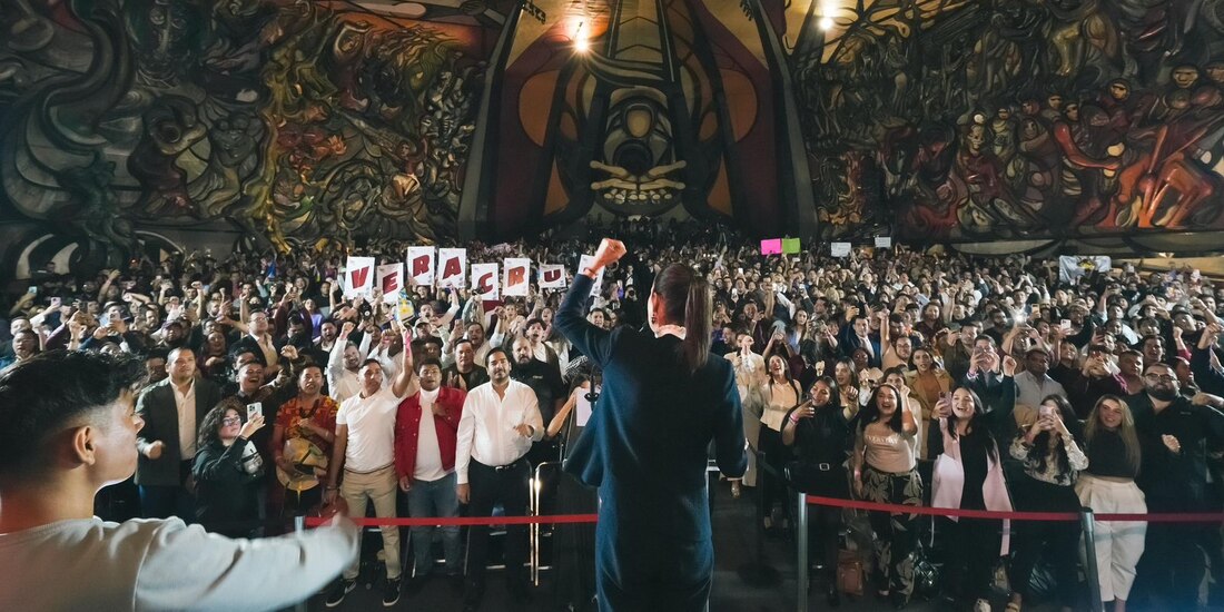 Claudia Sheinbaum , virtual presidenta electa de México.