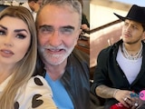 Christian Nodal se toma foto con novia de Vicente Fernández Jr. y la critican por ignorar a su pareja